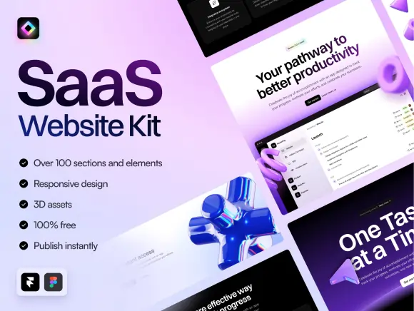 Free SaaS UI Kit - Framer